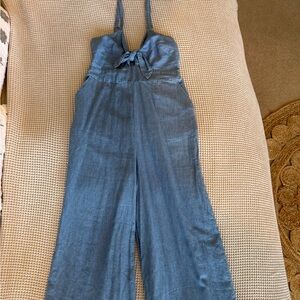 Splendid Chambray Blue Jumpsuit